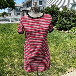 Stripe T-shirt Dress S